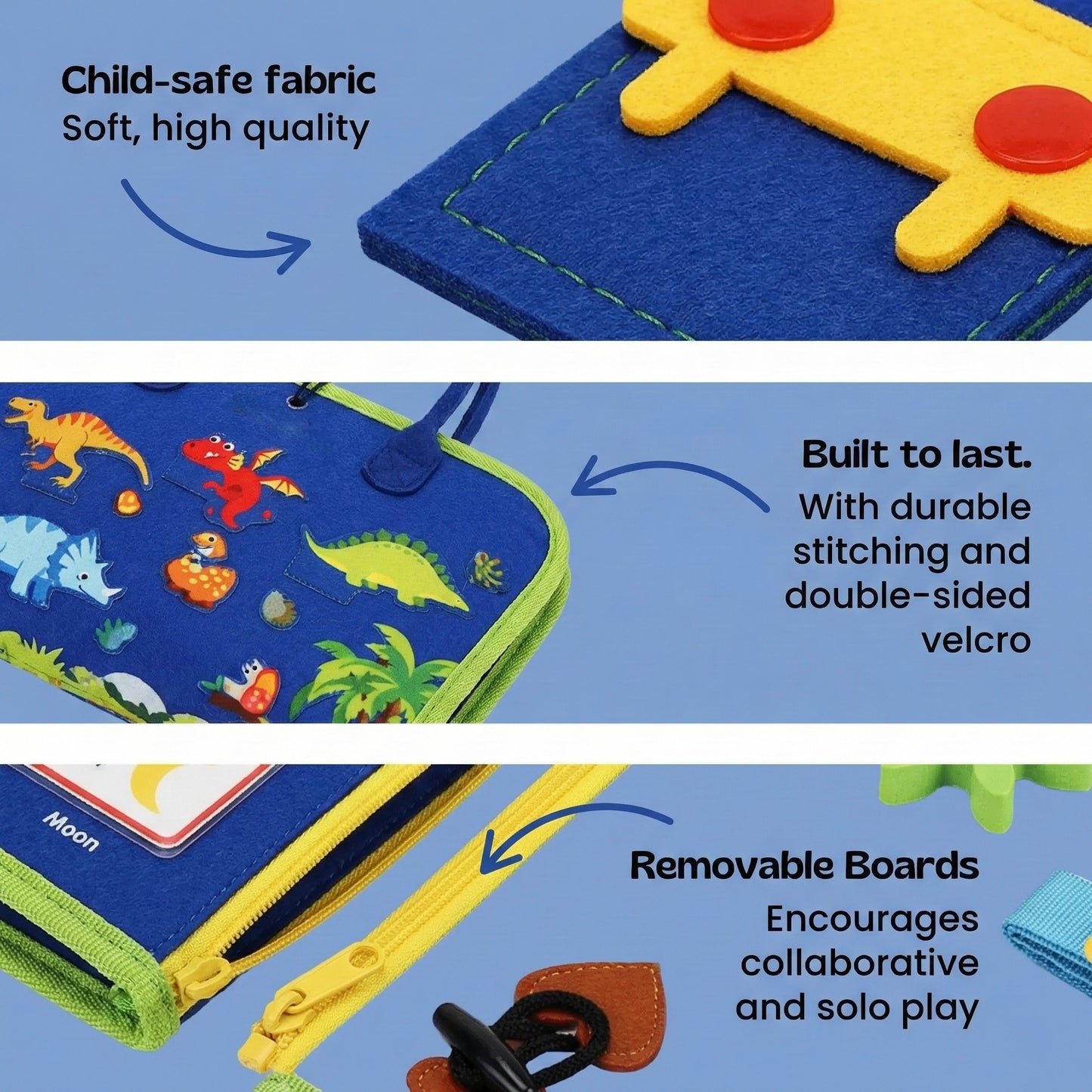 SnugScreen™ Montessori Quiet Time Busy Board