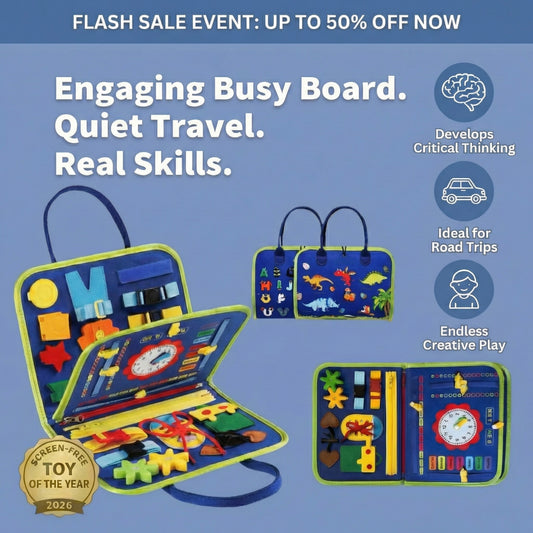 SnugScreen™ Montessori Quiet Time Busy Board